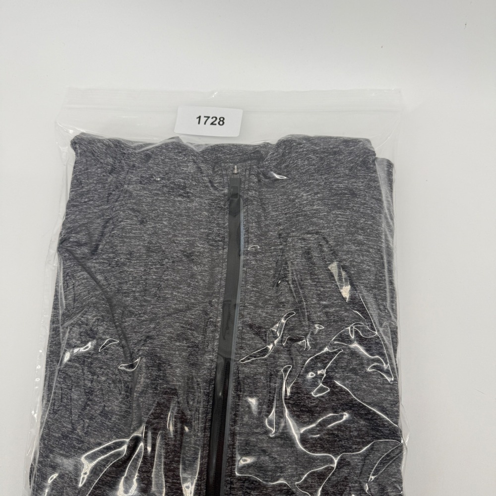 Lululemon Mens XXL Heathered Grey Space Dye Half Zip Hoodie Pullover Activewear - Picture 9 of 9